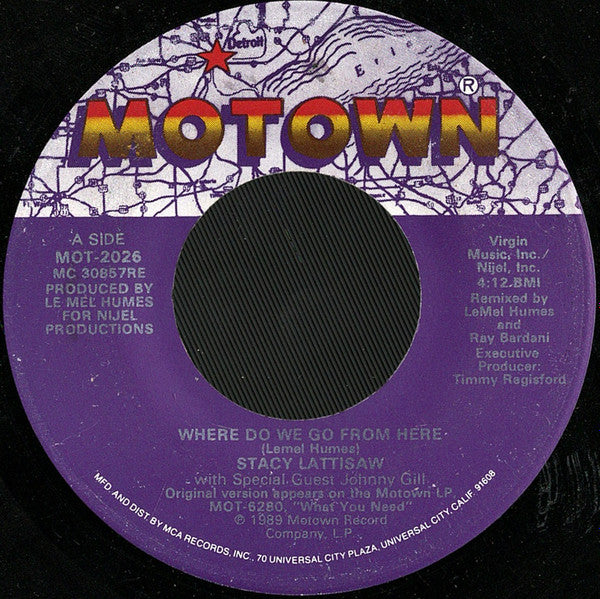 Stacy Lattisaw With Johnny Gill – Where Do We Go From Here
