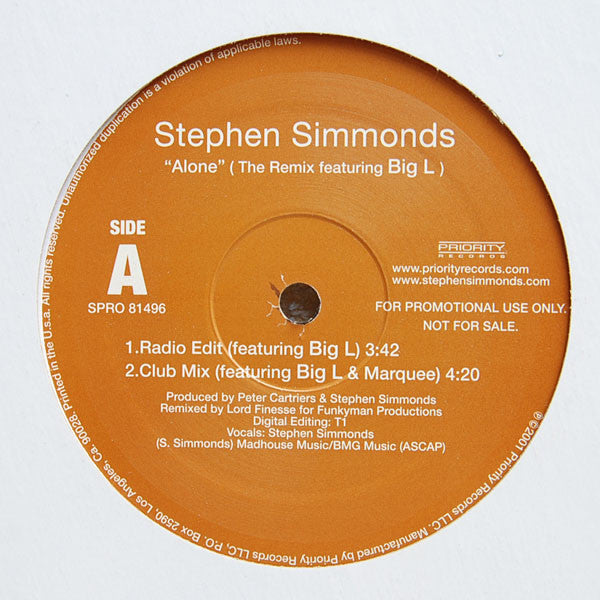 Stephen Simmonds – Alone