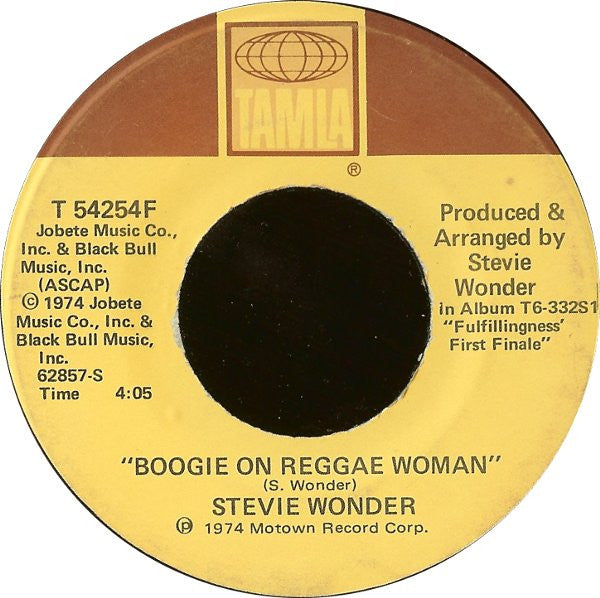 Stevie Wonder – Boogie On Reggae Woman