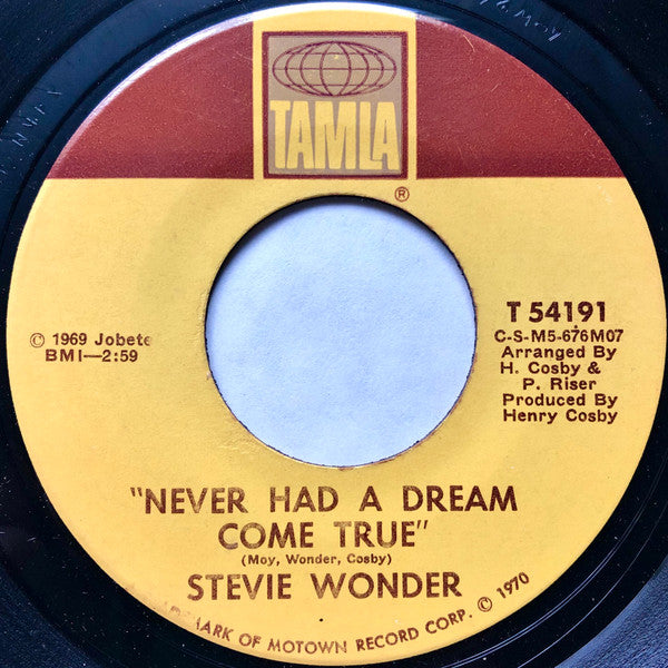 Stevie Wonder – Never Had A Dream Come True