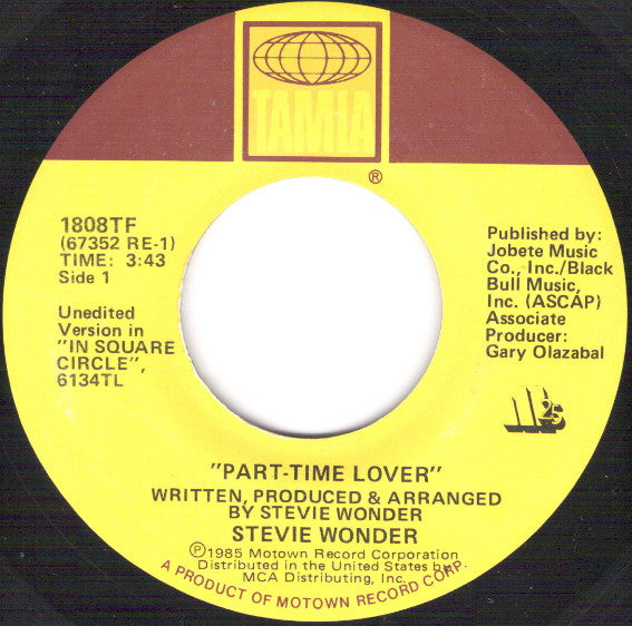 Stevie Wonder – Part-Time Lover