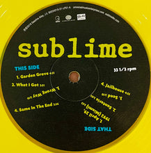 Load image into Gallery viewer, Sublime Album, Limited Edition, Reissue, Remastered, Stereo, Gatefold Red &amp; Yellow Vinyl
