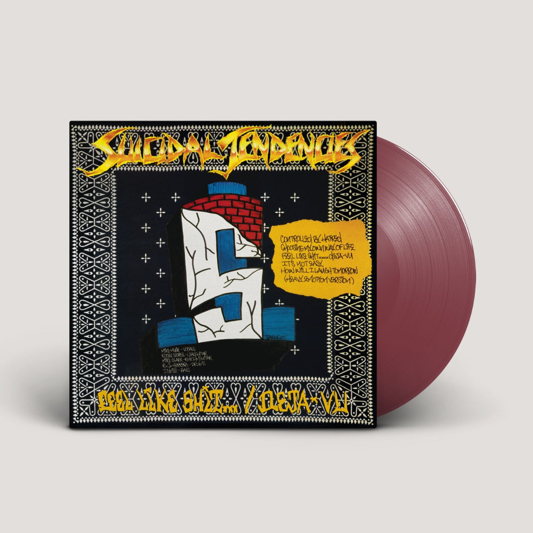 Suicidal Tendencies Controlled By Hatred/Feel Like Shit...Deja Vu (Indie Excliusive, Friut Punch Colored Vinyl) Vinyl