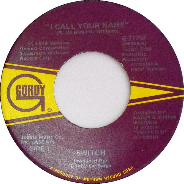 Switch – I Call Your Name