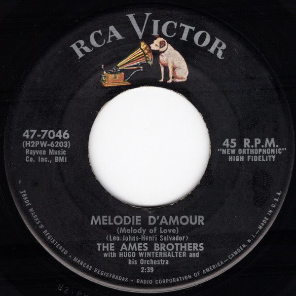 The Ames Brothers  – Melodie D'Amour / So Little Time