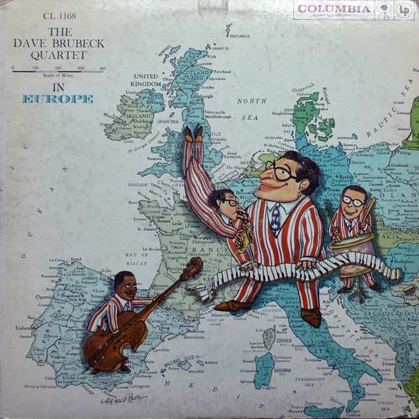 The Dave Brubeck Quartet ‎– The Dave Brubeck Quartet In Europe