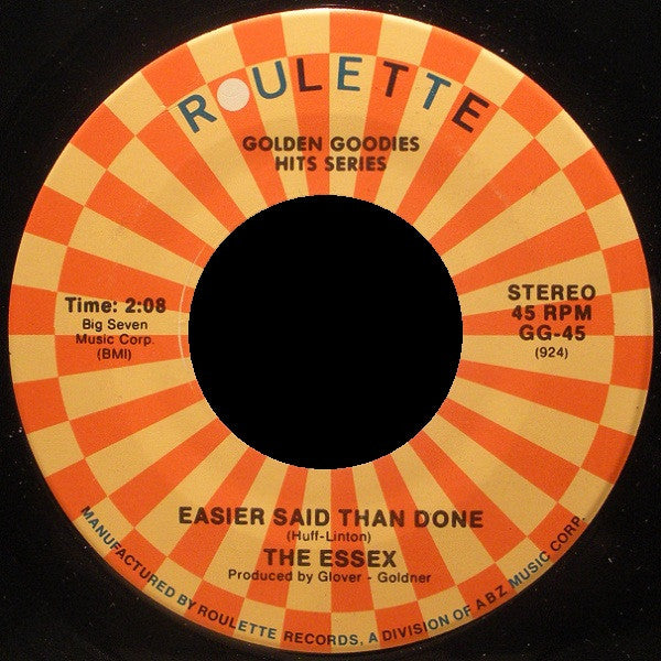 The Essex – Easier Said Than Done / A Walkin' Miracle