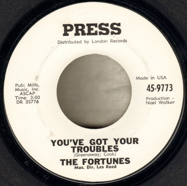 The Fortunes – You've Got Your Troubles