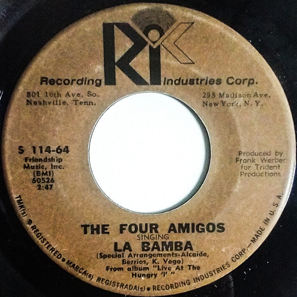 The Four Amigos – La Bamba / Swinging Guitar