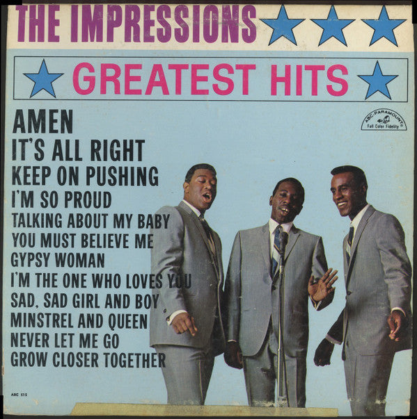 The Impressions ‎– Greatest Hits (DISCOGS)
