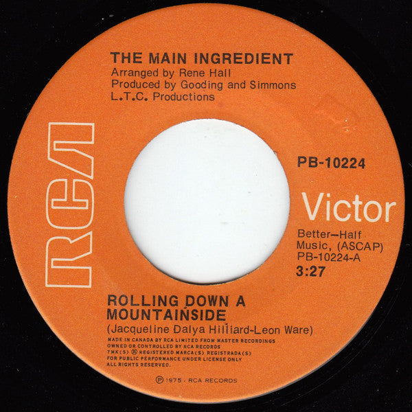 The Main Ingredient – Rolling Down A Mountainside