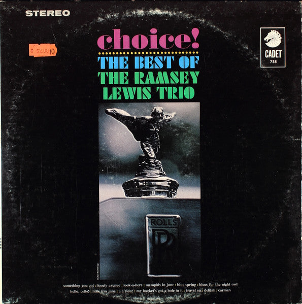 The Ramsey Lewis Trio – Choice!: