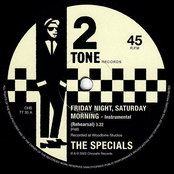 The Specials – Friday Night, Saturday Morning / I Can't Stand It (Work In Progress Versions)