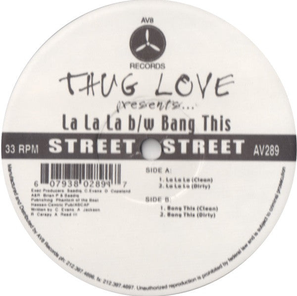 Thug Love – La La La