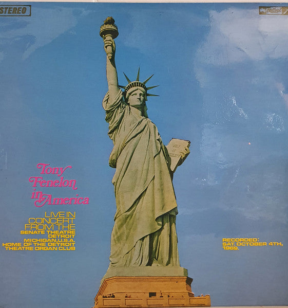 Tony Fenelon – Tony Fenelon In America