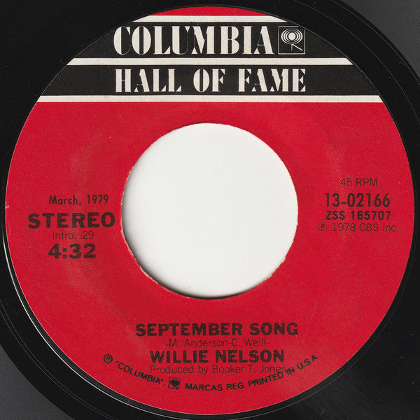 Willie Nelson – September Song / On The Road Again
