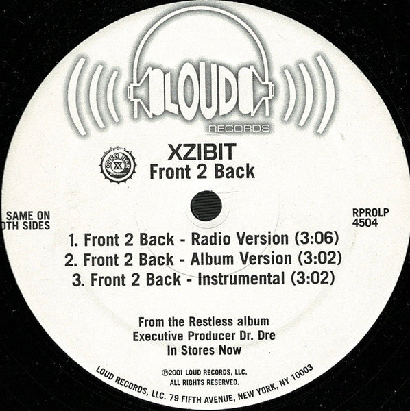Xzibit – Front 2 Back