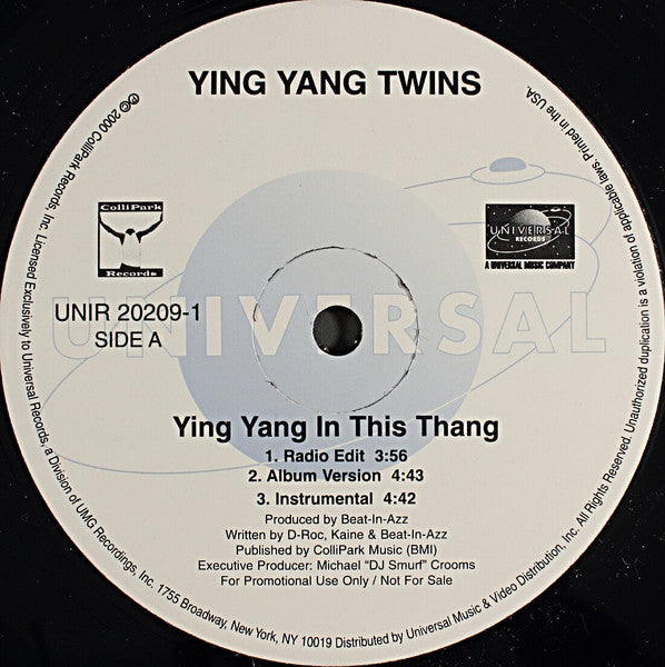 Ying Yang Twins – Ying Yang In This Thang / Whistle While You Twurk