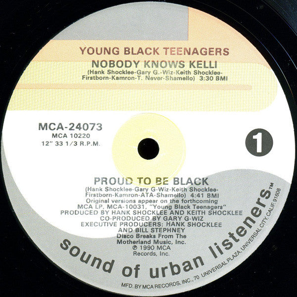 Young Black Teenagers – Proud To Be Black