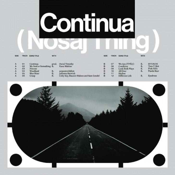 Nosaj Thing- Continua Clear Vinyl Limited Edition