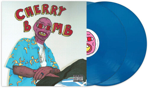 Tyler The Creator- Cherry Bomb (Mask Cover), Clear Vinyl, Blue, Booklet, 140 Gram Vinyl)