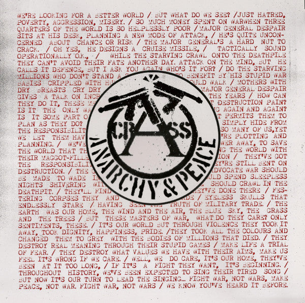 Crass - Anarchy & Peace FYBS