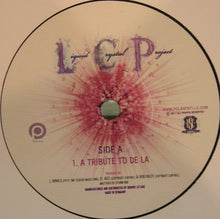 Load image into Gallery viewer, Liquid Crystal Project LCP: A Tribute to De La b/w Stakes Still High 7&quot;
