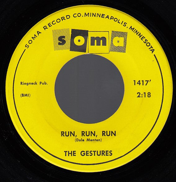 The Gestures – Run, Run, Run / It Seems To Me
