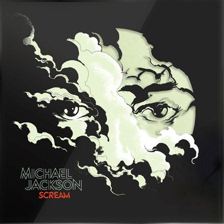 Michael Jackson SCREAM (Glow in the dark and Translucent Blue w/ Luminous Splatter) Vinyl
