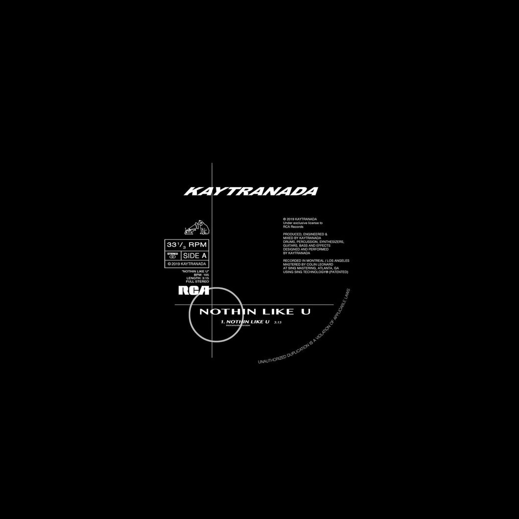 Kaytranada Nothin Like U b/w  Chances  & It Was Meant 2 B 12