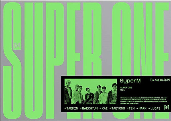 SuperM – Super One  CD, Album, Stereo, One Version (Green) (Lisa D) (DISCOGS)