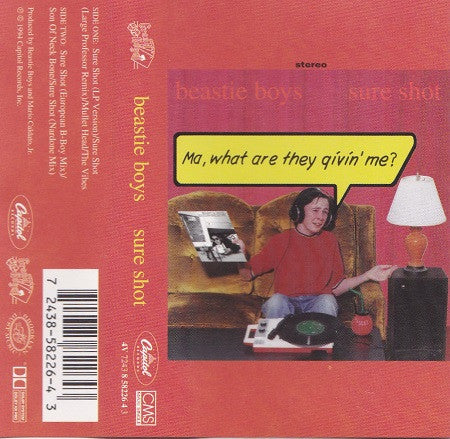 Beastie Boys Sure Shot Cassette Single