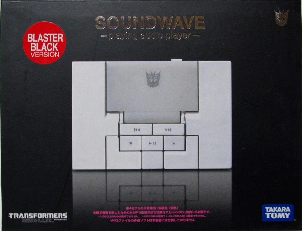 Transformers Music Label: Soundwave Playing Audio Player