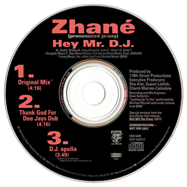 Zhané ‎– Hey Mr. D.J. (PLATURN)