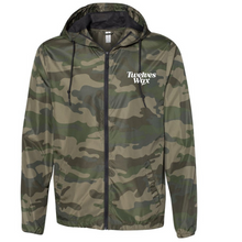 Load image into Gallery viewer, Forest Camo Lightweight Windbreaker Full-Zip Jacket
