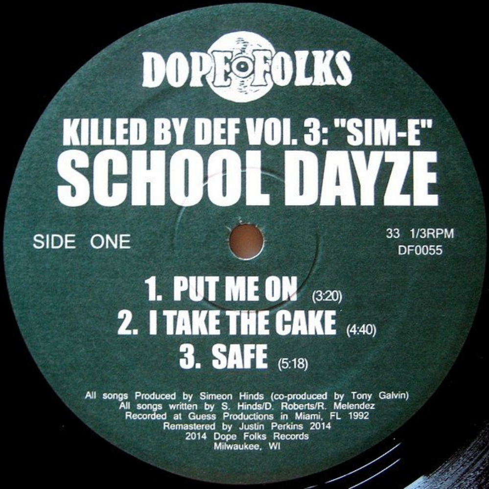Sim-E & School Dayze - Killed By Def Vol.3 (Disocgs)