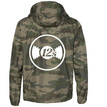 Load image into Gallery viewer, Forest Camo Lightweight Windbreaker Full-Zip Jacket
