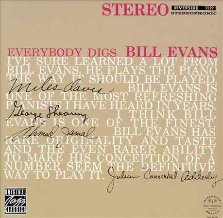 Bill Evans Everybody Digs Bill Evans Vinyl