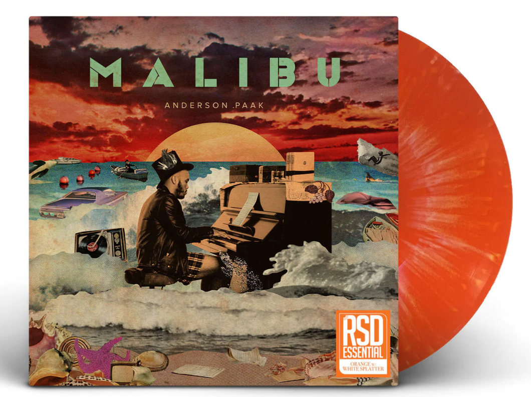 Anderson.Paak- Malibu RSD Essential Orange Splatter 2 x 12