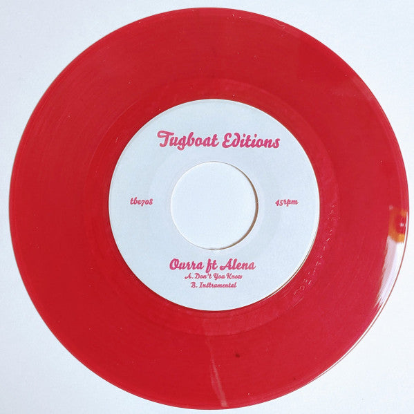 Ourra Ft. Alena Don't You Know b/w Don't You Know (Red Clear Vinyl)