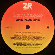 Load image into Gallery viewer, Leroy Burgess - One Plus One 12&quot;
