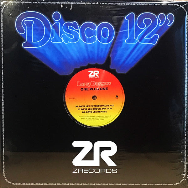 Leroy Burgess - One Plus One 12