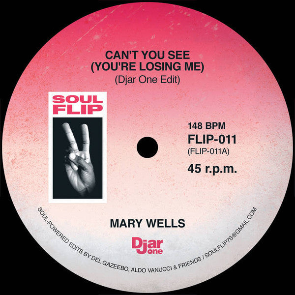 Mary Wells - Can't You See (You're Losing Me) b/w Uncle WIllie Good Time (Djar One Edit)