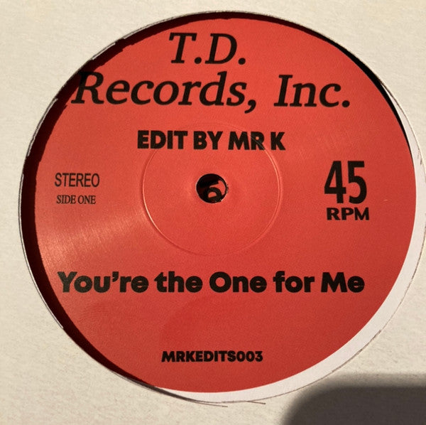 D-Train/Theo Vaness – You're The One For Me / Sentimentally It's You (Mr. K Edit)