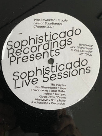 Vick Lavender - Fragile (Live)