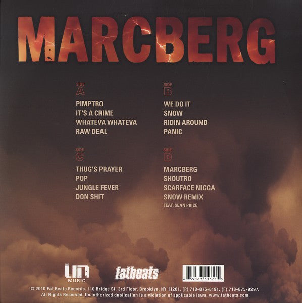 ROC MARCIANO「MARCBERG」CD Roc Marciano - Marcberg CD (Original) | eBay