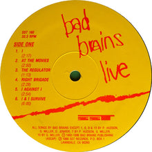 Load image into Gallery viewer, Bad Brains- Live (Black or Multi Color Vinyl)
