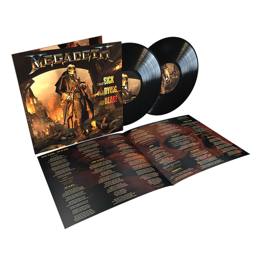 Megadeth- The Sick The Dying... and The Dead! Opened like new